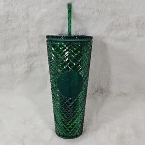 Starbucks 24oz Wicked Green Tumbler With Straw Venti